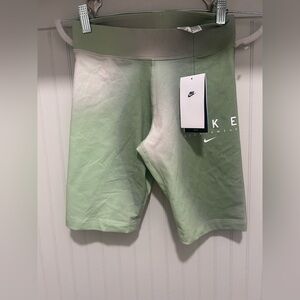 Nike Light Green Ombre Athletic Shorts